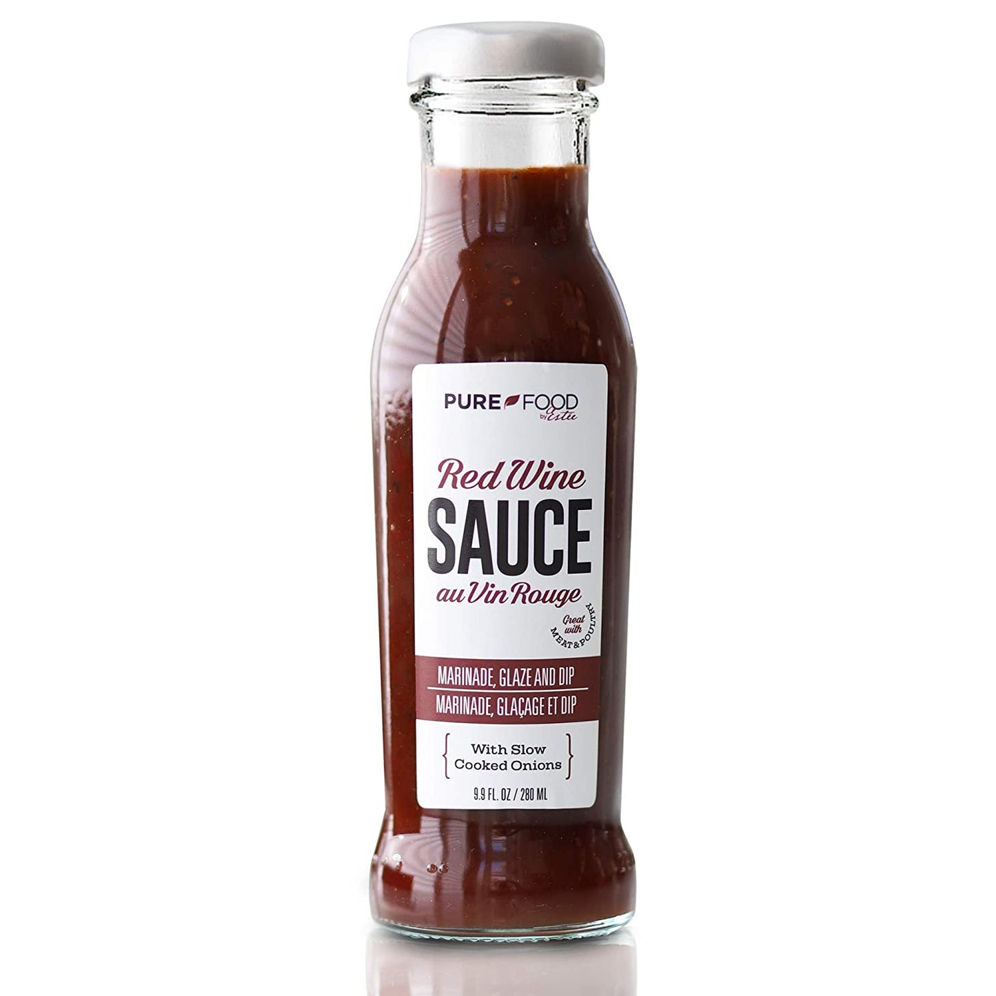 Barbecue Sauce, Rich BBQ Marinade from  - No Preservatives Steak Sauce - Gourmet BBQ Sauce for Poultry, Seafood, and Red Meat, 9.9 Fl Oz (280 Ml) Variety Pack