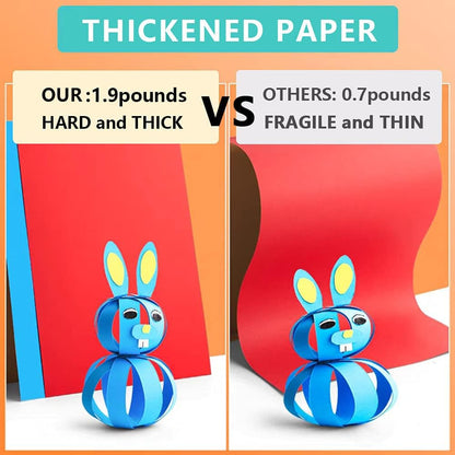 Origami Paper 500 Sheets 20 Colors Double Sided Colors 6Inch Square Sheet for Kids [Thick Quality]