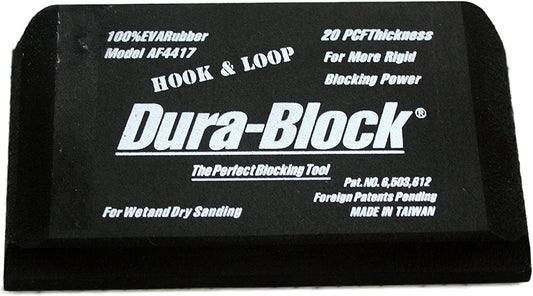 (AF4417) Hook & Loop Black 5.25" Sanding Block