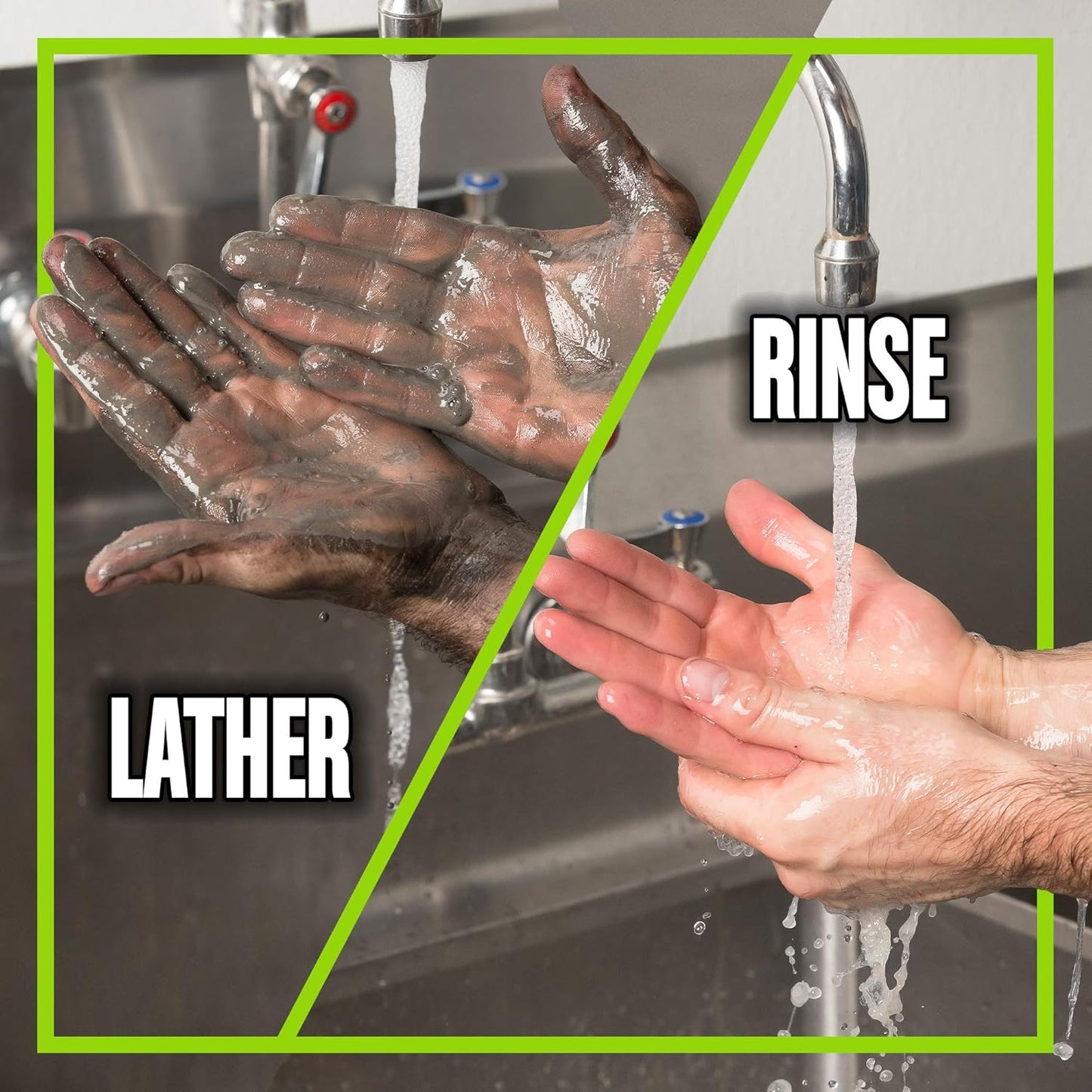 | Ultra Heavy Duty Waterless Hand Cleaner | Dirt-Infused Mechanic Soap & Paint Remover with Grit Pumice for the Ultimate Clean. Moisturizing Ingredients & Lemon Scented (500+ Washes)