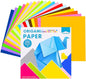 Origami Paper 500 Sheets 20 Colors Double Sided Colors 6Inch Square Sheet for Kids [Thick Quality]