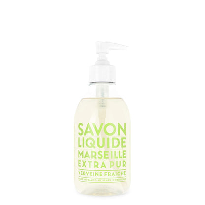 Savon De Marseille Extra Pure Liquid Soap - Fresh Verbena - 10 Fl Oz Plastic Pump Bottle