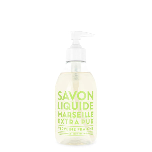 Savon De Marseille Extra Pure Liquid Soap - Fresh Verbena - 10 Fl Oz Plastic Pump Bottle