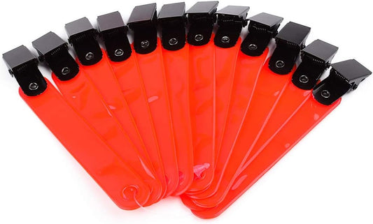 Trail Markers with Clips Reflective Tack Night-N-Day (Pack of 12), Orange or 1 Roll Trail Marking Ribbon Tape